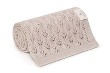 Load image into Gallery viewer, Bamboo Blanket Openwork - Light Beige/Sand