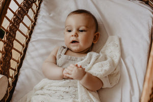 Bamboo Blanket Openwork - Cream