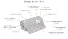Load image into Gallery viewer, Bamboo Blanket Chain - Light Grey