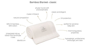Bamboo Blanket Classic - Light Beige/Sand