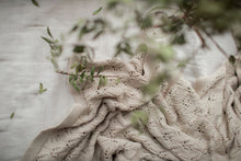 Load image into Gallery viewer, Bamboo Blanket Openwork - Light Beige/Sand